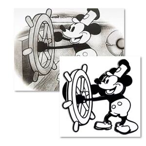 $1 MOUSE STAINLESS STEEL AND ENAMEL BROOCH PIN. NEW. $1 WITH ANY $10 ORDER OR MO